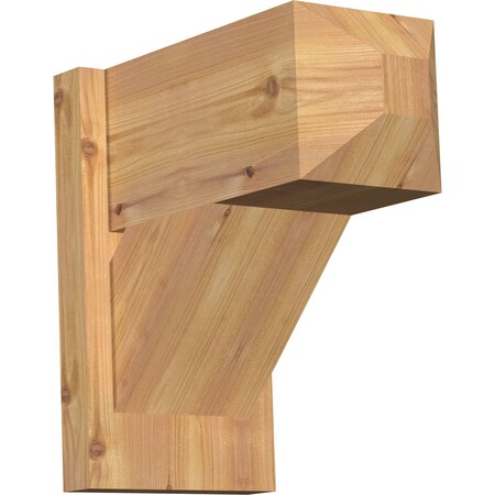 Traditional Craftsman Smooth Outlooker, Western Red Cedar, 7 1/2W X 14D X 14H